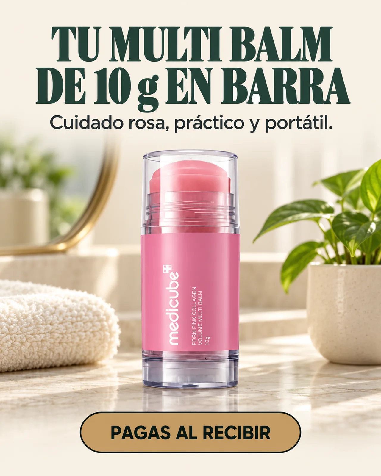Medicube PDRN Multi Balm 10 g: Tu multi balm de 10 g en barra