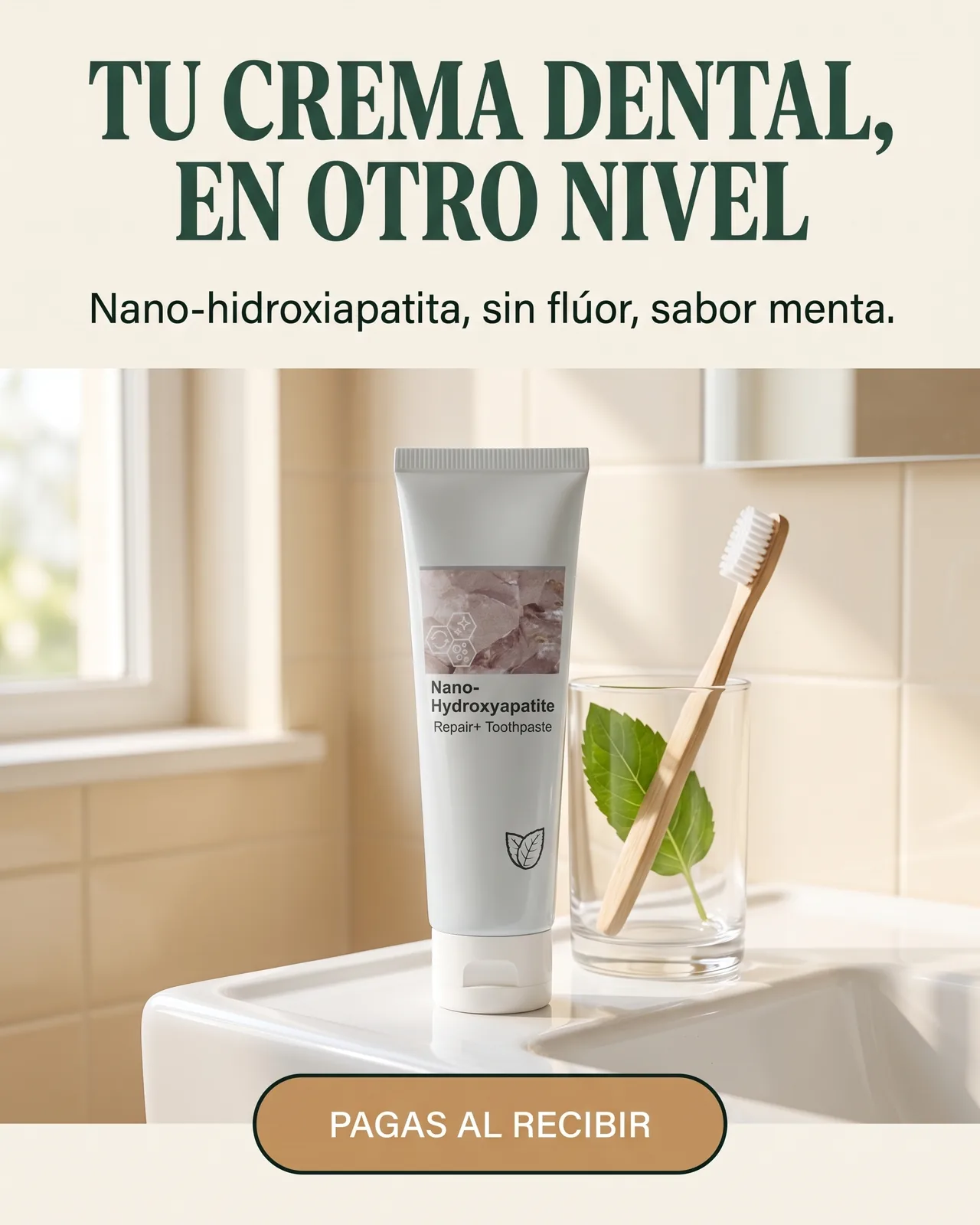 Crema Dental Nano-Hidroxiapatita 120 ml: Tu crema dental, en otro nivel