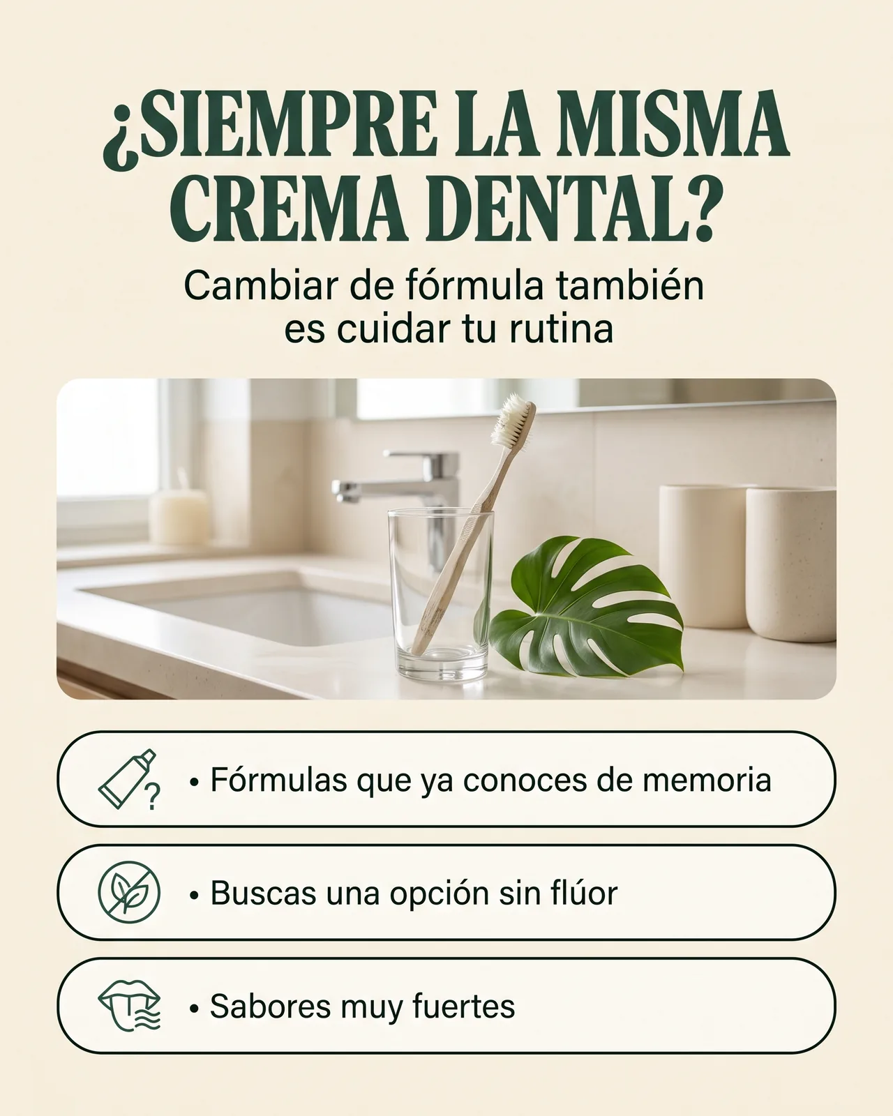 Crema Dental Nano-Hidroxiapatita 120 ml: ¿siempre la misma crema dental?