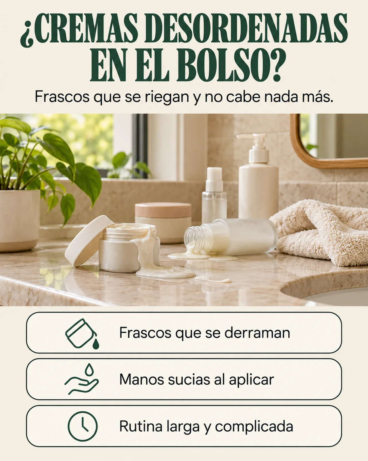 Bálsamo Multiusos Kahi: ¿cremas desordenadas en el bolso?
