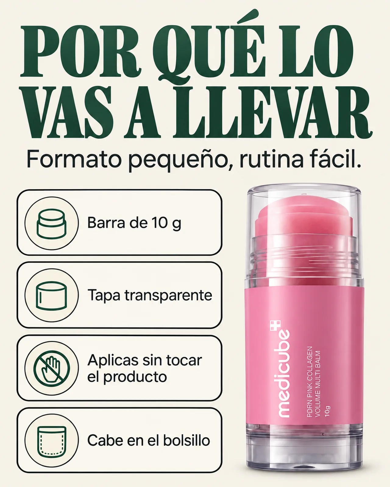 Medicube PDRN Multi Balm 10 g: Por qué lo vas a llevar